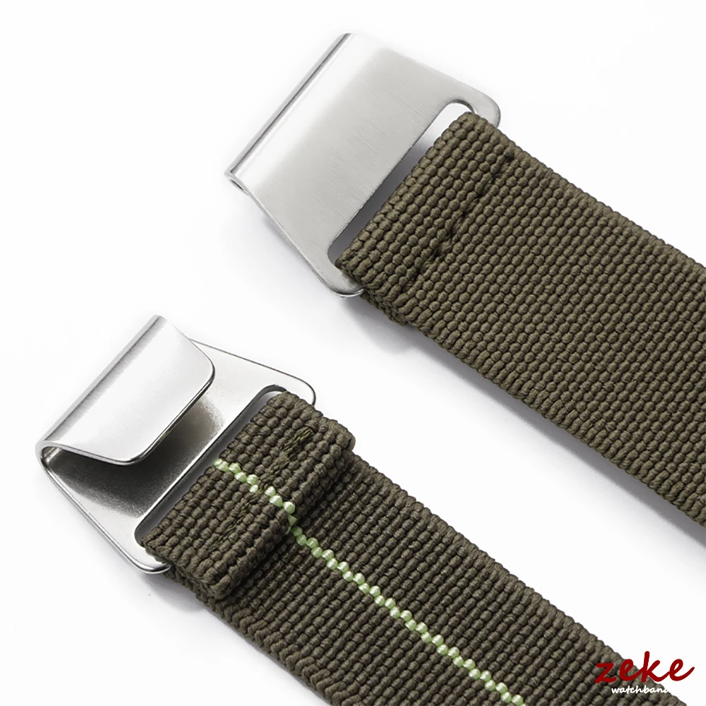 18/20/22mm Nylon Watchbands Parachute Elastic Breathable Skin Friendly Straps for Rolex Water Ghost for Omega for Tudor Bracelet image 6