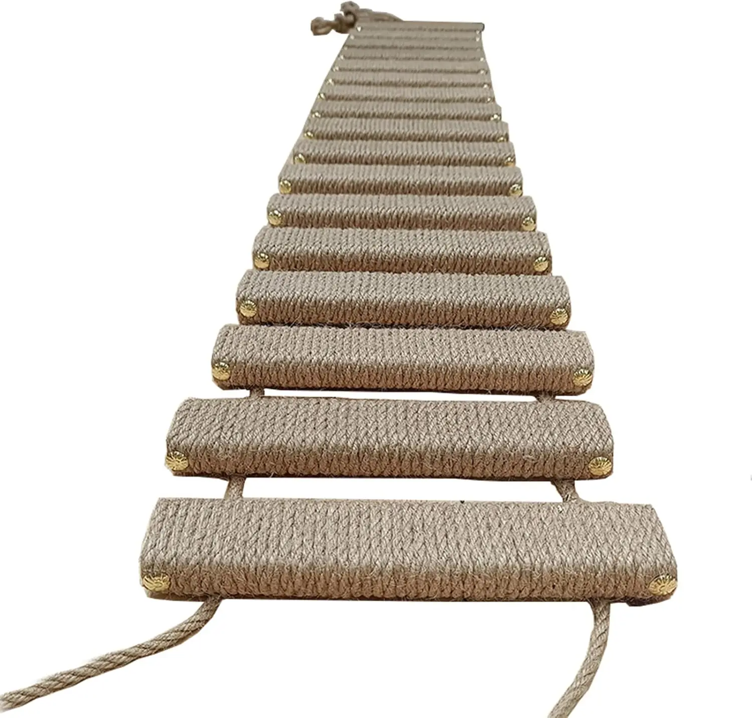 

Cat Bridge & ClimFrame - Sisal Rope Ladder & Scratcher Post for Cat Cage & Tree Tower