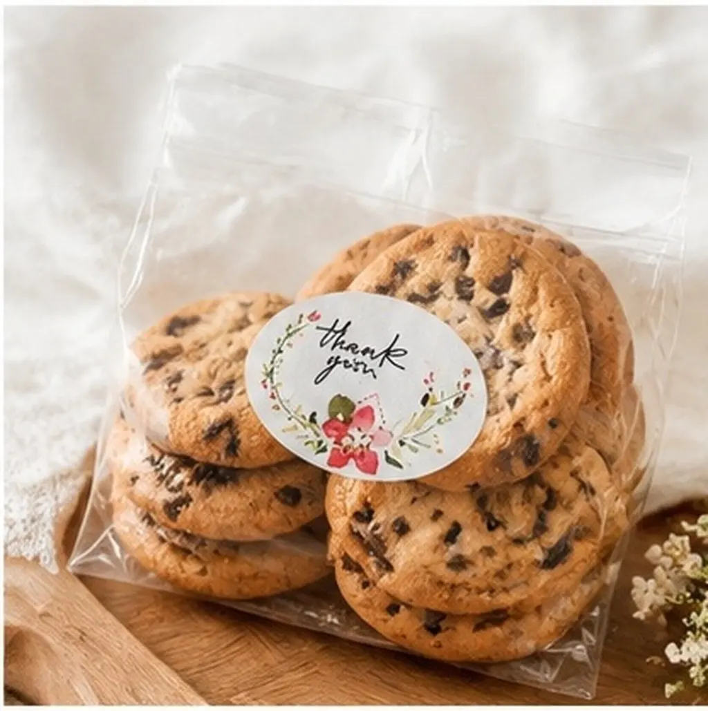 12Pcs Vintage Thank You Sticker Labels Size 4.3x3.4cm Strong Stickiness Not Easy to Rip for Food Gift Packaging