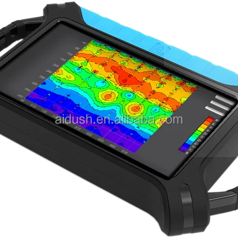 Long Range ADMT-60K-X  60M Depth 3D Touch Screen Type Cavity Mineral Metal  Gold Gem Treasure Detector