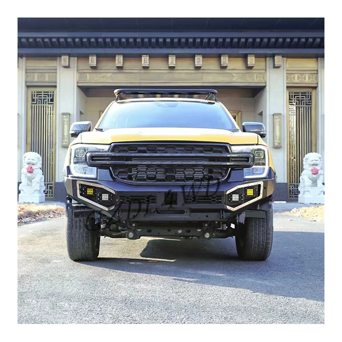 4X4 Pickup Steel Front Rear Bumper Car Bumper Compatible For FORD RANGER T9 2022 2023+ 5