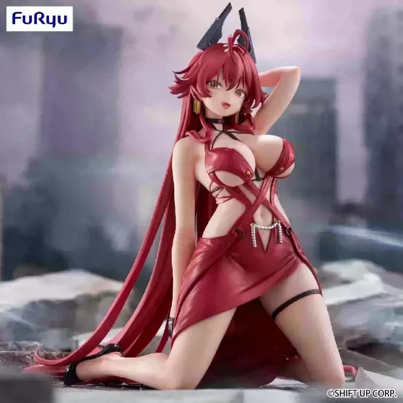 Genuine Furyu NIKKE Goddess of Victory Anime Figure, Modernia Red Hood Noodle Stopper Model Toy Fans Collection Decor Gift view 5