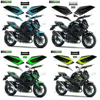 Para Kawasaki Z400 Z 400, accesorios para motocicleta, casco, parabrisas, calcomanía de carenado, Kit completo de pegatinas reflectantes impermeables para coche