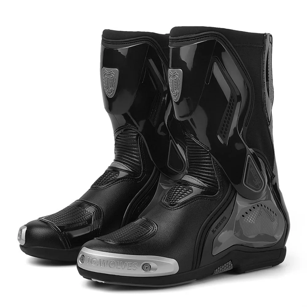 

Motorcycle Boots Men Be Durable Biker Boots Universal For All Seasons Highway Boots Consolidate Sta Fall Prevention