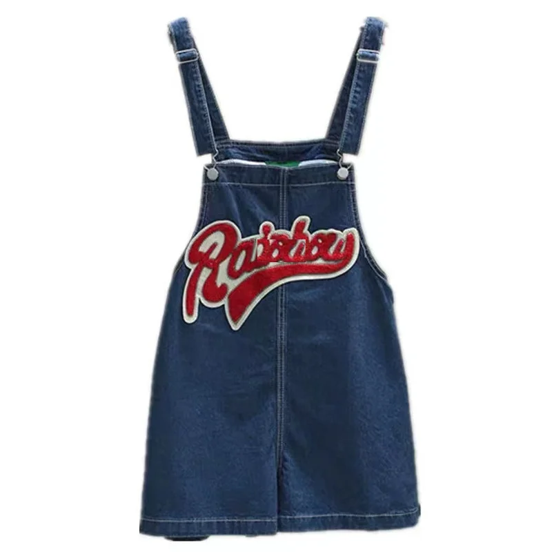 

Women's Denim Rompers Playsuits Jump Suit Clubwear Active Liftingon Beach Legs Rivet Tube Flare Oversize Spaghetti Pockets