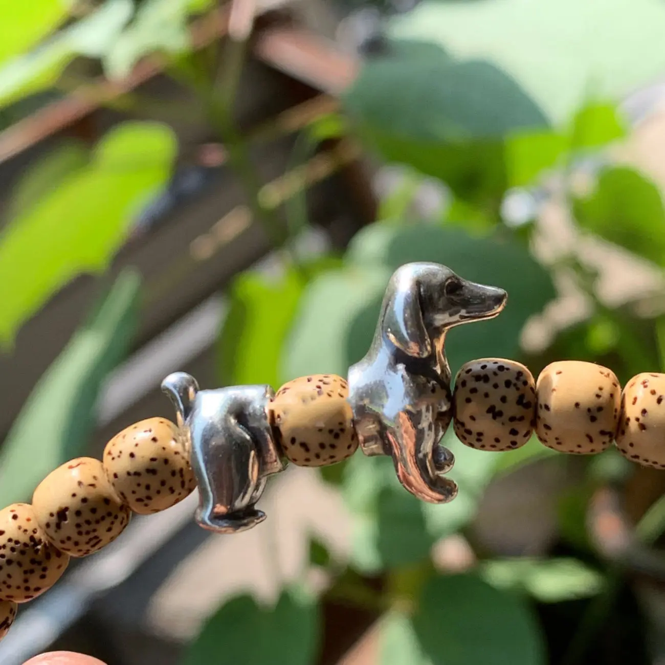 

Creative Funny Metal Puppy Beads Pendant DIY Beaded Bracelet Split Dog Separated Beads Jewelry Accessories Gifts