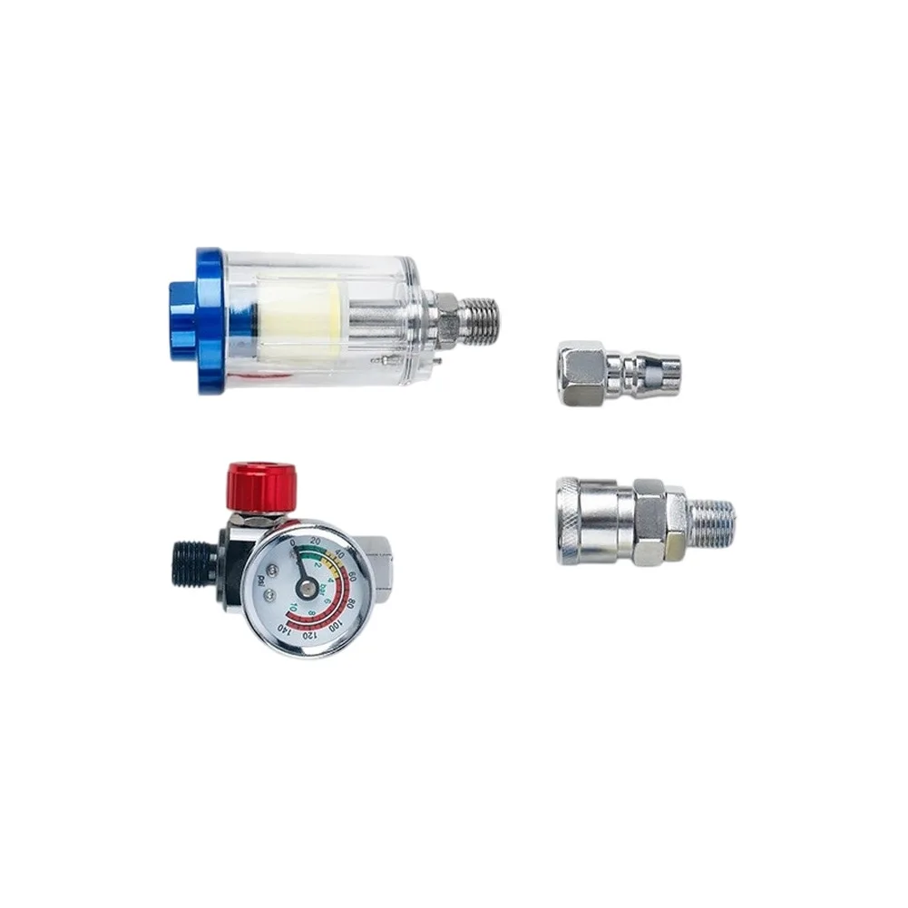 4PCS Air Filter Pressure Regulator Module With Oil Water Separator For DIY And Pro Paint Sprayer Compressor Air Management