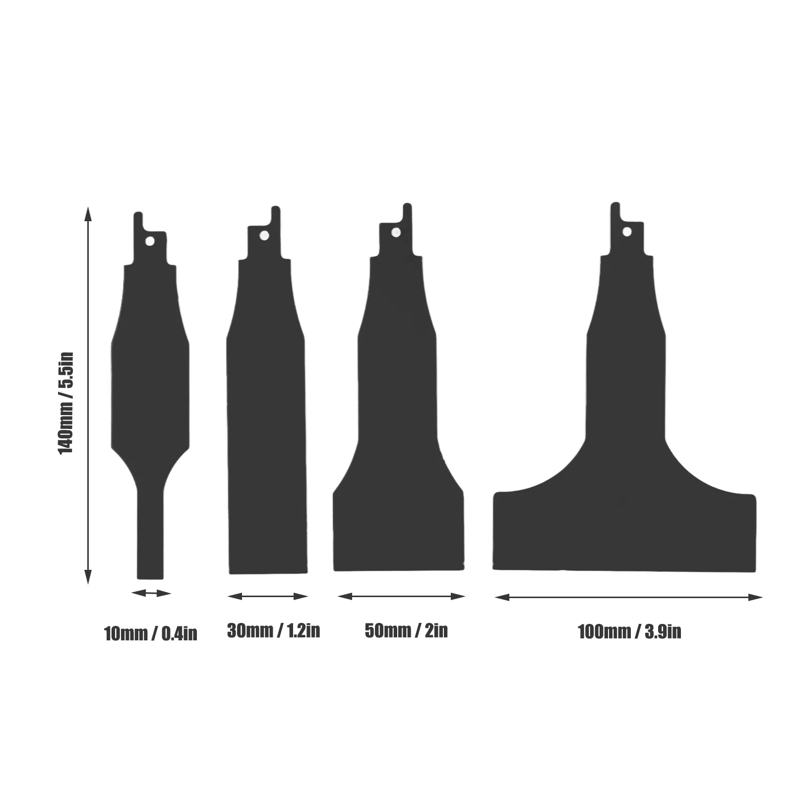 Alat Pengikis Lampiran Gergaji Bolak-balik Pengikis Mudah Diganti Multifungsi untuk Menghilangkan Dempul Dinding untuk Pembersihan Lantai