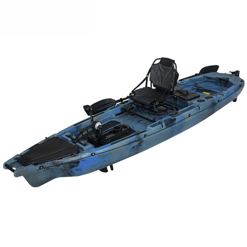 Single pedal kayak, rotational molding kayak, electric push pedal boat