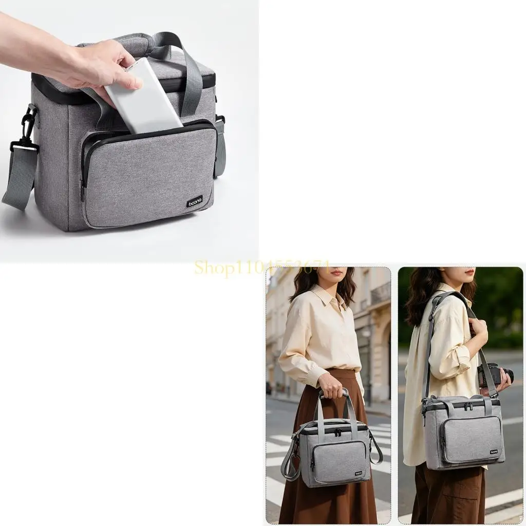 Best Seller Camera Storage Bag with Shoulder Carry Attachment, Two Handles, Separate Storage Areas, and Front Storage Pocket