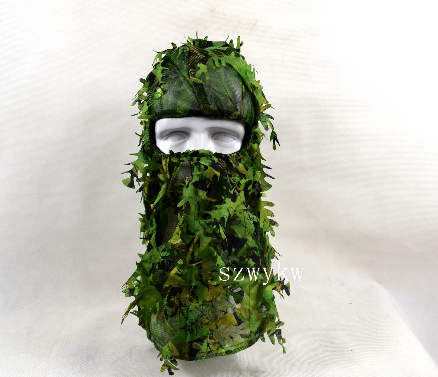 Camouflage Sneaky 3D Quiet Hunting Shooting Jungle Leafy Head Cover