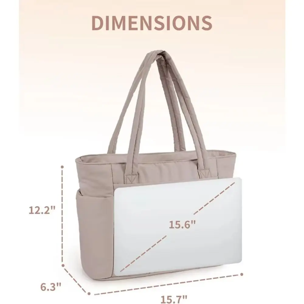 New Puffy Padded Female Handbag Multiple Pockets Soft Tote Bag Lightweight Women Shoulder Bag Women - view 6
