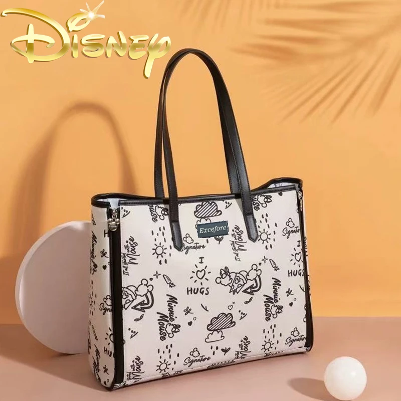 

Disney Mickey's New Diaper Bag Handbag Large Capacity Multi-function Portable Fashion Baby Bag Cartoon Fashion High Quality