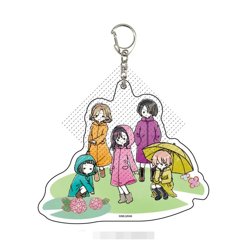 Spiel milgram anime mahiru kazui yuno mikoto amane shidou es haruka schlüssel bund puppe acryl schlüssel ring anhänger für geschenk