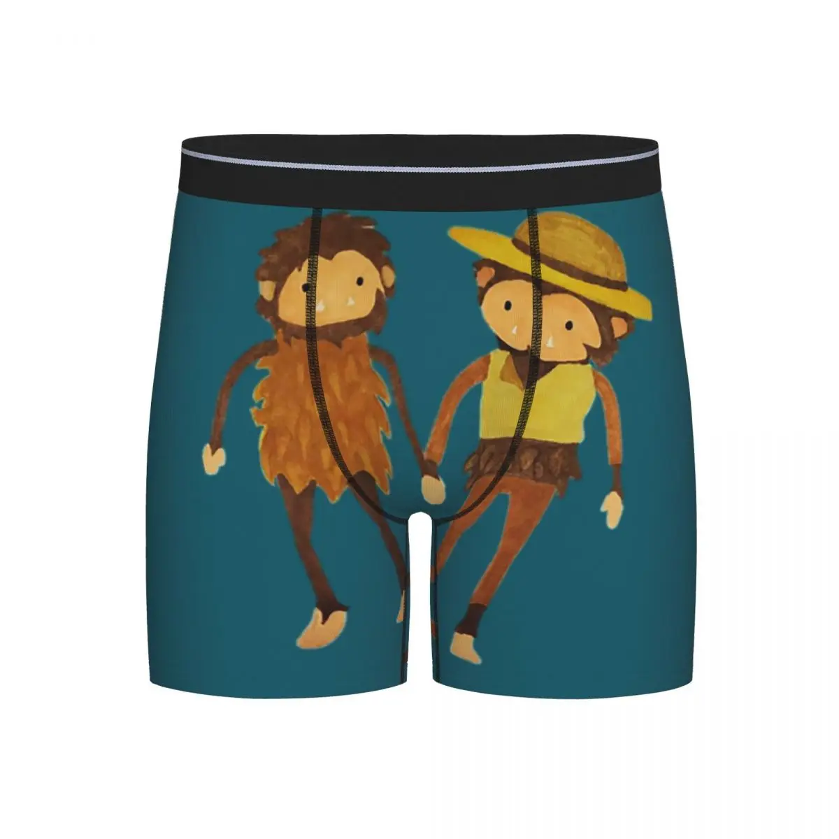 

Long Boxer Underpants Shorts Sneaky Sasquatch Panties Male Ventilate Underwear for Homme Man Boyfriend Gifts
