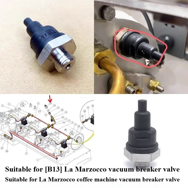 

Подходит для итальянской LA Marzocco Hot Mom GS3 MINI KB90 Кофемашина Котел Выпускной клапан Вакуумный клапан