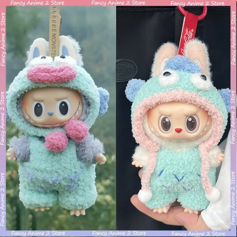 

Funny Cartoon Hangyodon Clothing Outfits for V1 V2 V3 Labubu Handmade Mini Plush Dolls Costume Fashion Dolls Accessories Gifts