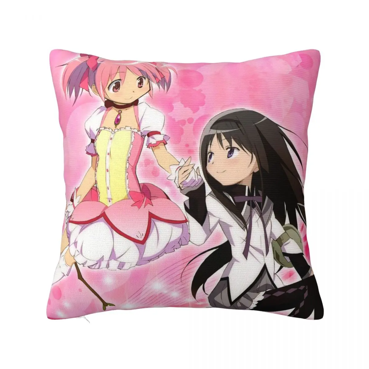 Puella Magi Madoka Magica Square Pillowcases Couch Anime Homura Akemi Cushion Case Creative Home Decoration Throw Pillow Case