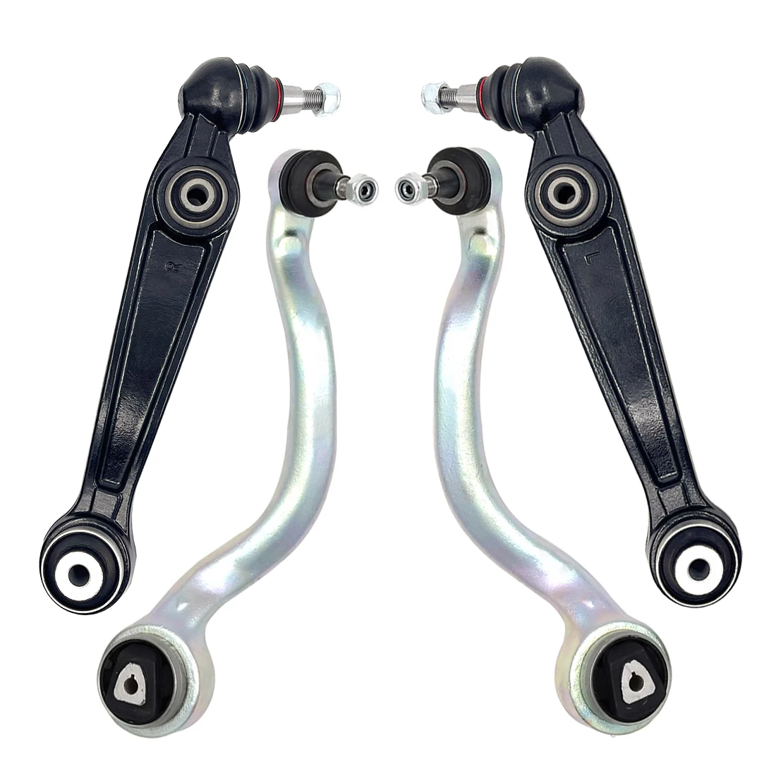 AzbuStag 4Pcs Front Lower Rearward Forward Lh Rh Control Arm Suspension for BMW E53 X5 X6 2014 2015 2016 2017 2018 2019