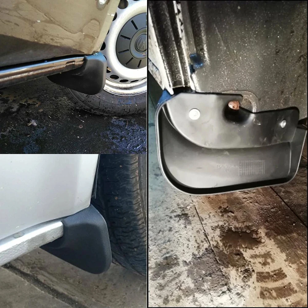 اللوحات الأمامية والخلفية للسيارة، اللوحات الطينية المزخرفة والواقية، سهلة التركيب، واقيات الطين كما يظهر الصور