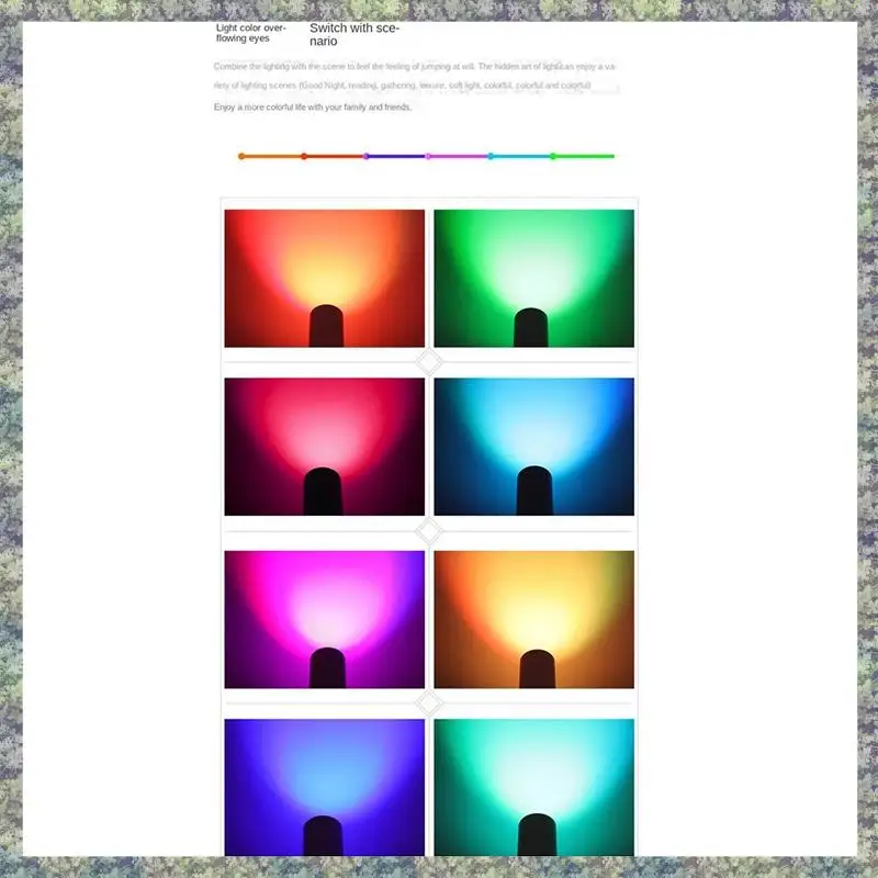 WON LED Lamp Spotlight Ceiling Spot Lights RGB Lamp Remote Control Adjustable Atmosphere Decoration Indoor Ceiling Light