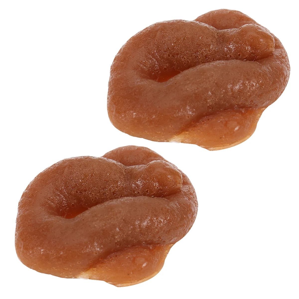 2Pcs Realistic Poo Props Vivid Simulation Excrement for Prank Jokes Halloween Party Gag Gift Trick Fun Decor Simulation