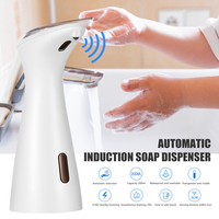 200ml Liquid Soap Dispenser Automatic Hand Wash Dispenser Battery Operated Touchless Intelligent Induction for Kitchen Bathroom