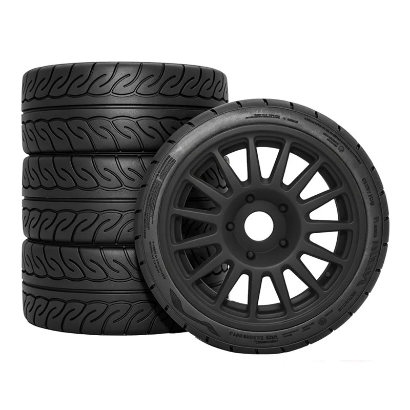 ABUM-RC Car Accessories 103X41mm 1/7 1/8 Scale Rally Off-Road Buggy Tires Te37 Wheel 17Mm Hex For ARRMA Traxxas Team Losi