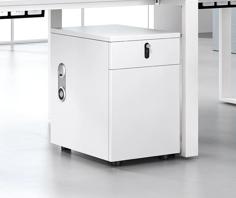 MJY Office File Cabinet Under Desk Storage Drawer Locked Mobile Locker