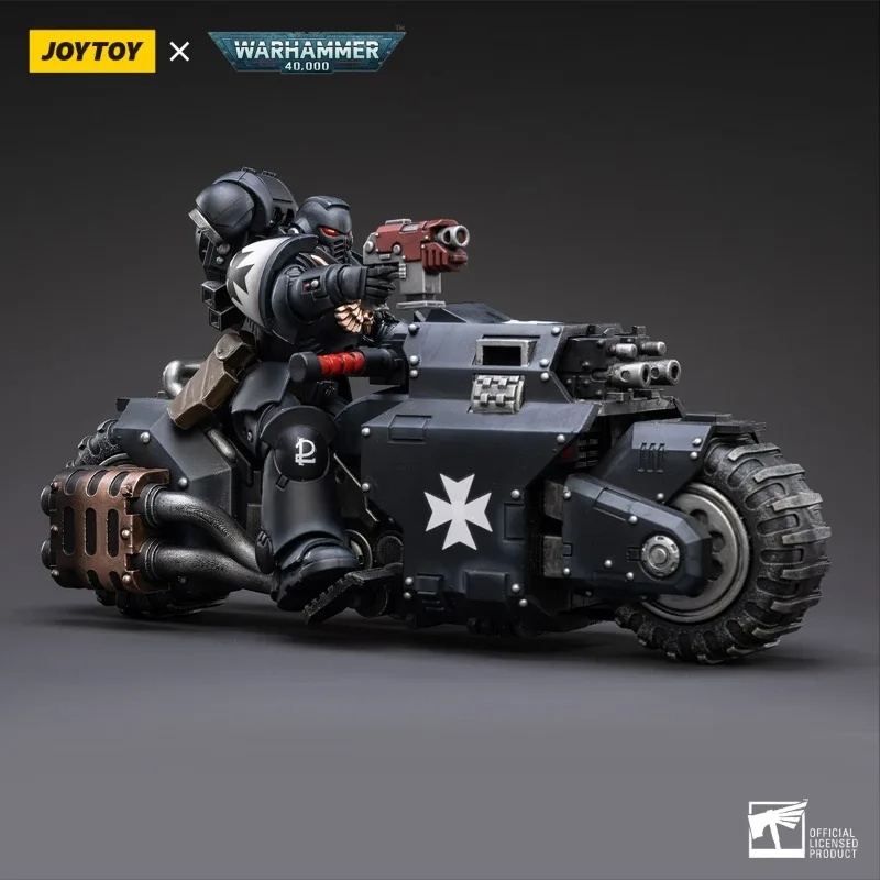 

Фигурка JOYTOY Warhammer 40K 1/18 Space Marine Black Templars Outrider Brother Valtus, коллекционная модель, декоративное украшение