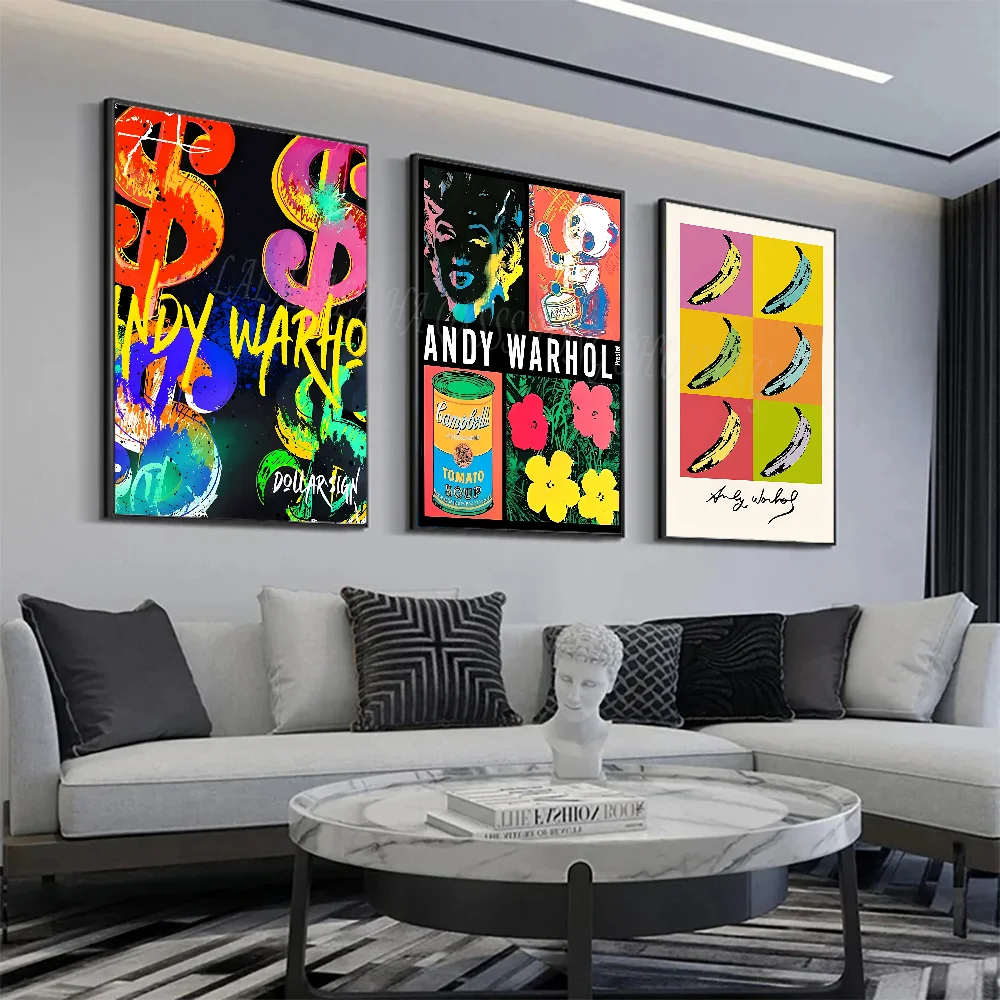 Andy Warhol Art Poster Wall Art Home Decor Room Decor Digital Painting Living Room Restaurant Kitchen Art