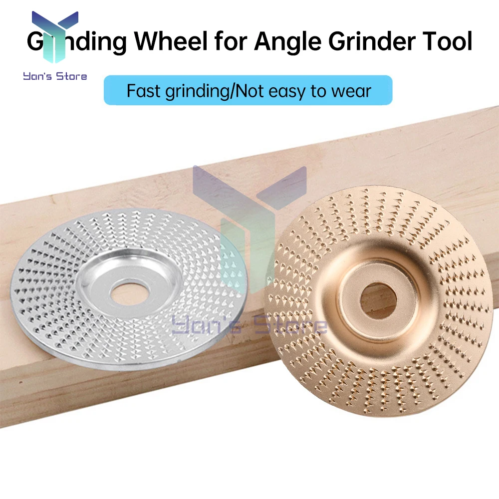 98mm Plane Bevel Angle Grinding Wheel Woods Polishing Wheel Wood Carving Sanding Tool Abrasive Disc Tools for Angle Grinder
