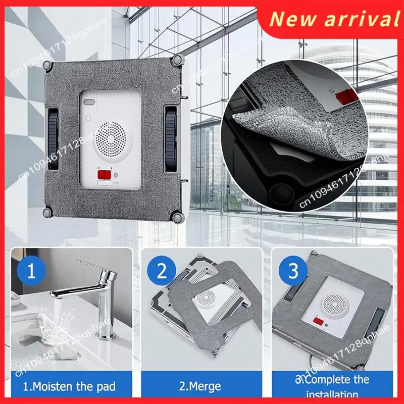 N89R 7 عبوات من قماش التنظيف لروبوتات تنظيف النوافذ Ecovacs Winbot W1 Pro/W1/W2 Omni/W2، عبوات منظفات Ecovacs قابلة لإعادة الاستخدام