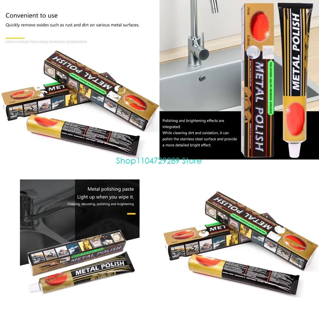 D8KE Metal Paste Solution for Effective Oxidation Stain Removal on Jewelry Tool