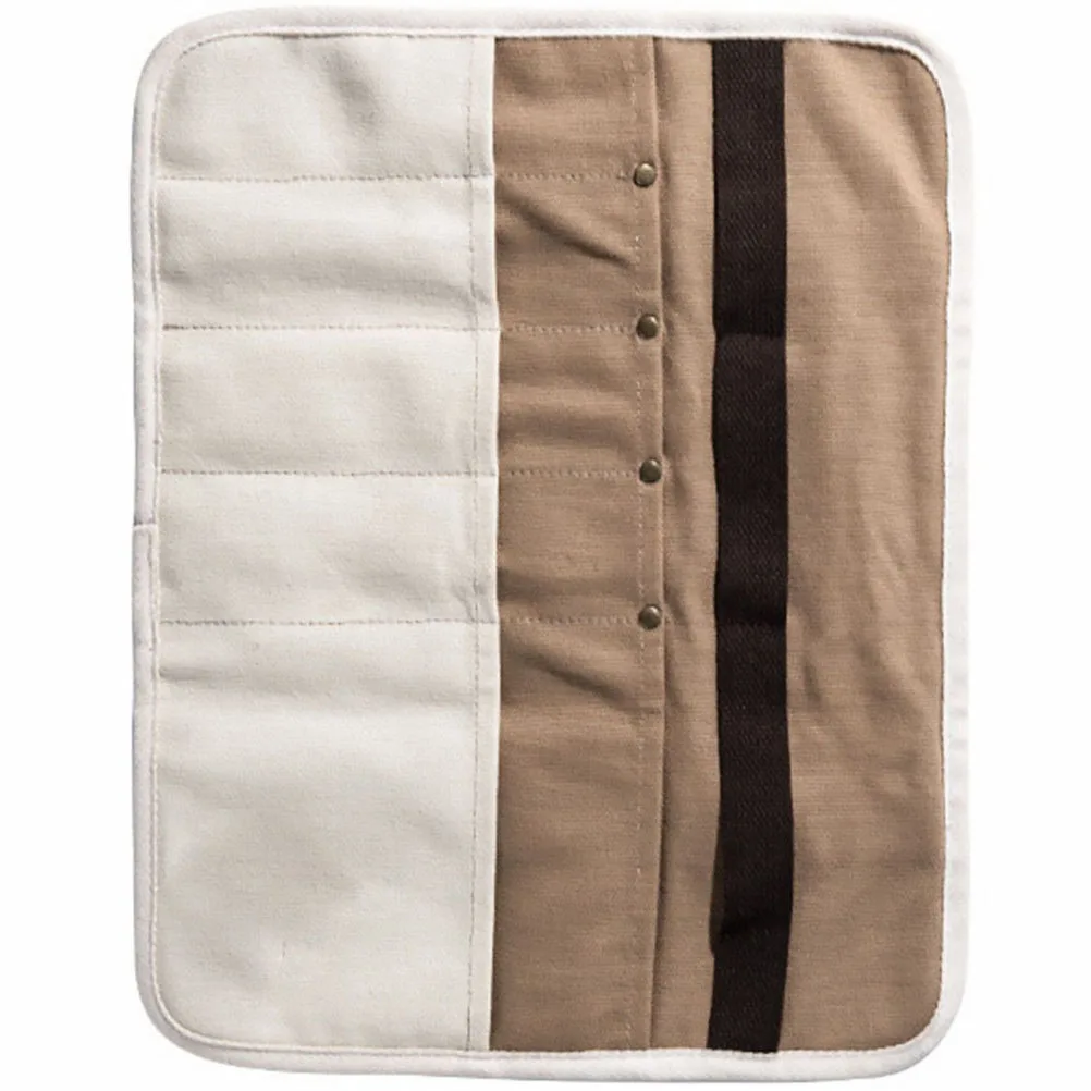 

1Pcs Cotton Cloth Tableware Carrying Bag Portable Picnic Hanging Organizer Lightweight Storage Bag for Camping Kitchen