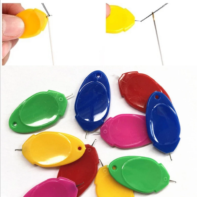 20pcs/lot Random Color Sewing Beading Tools Threader For Needle Jewelry Threading Needles DIY Bracelet Making Necklace Findings
