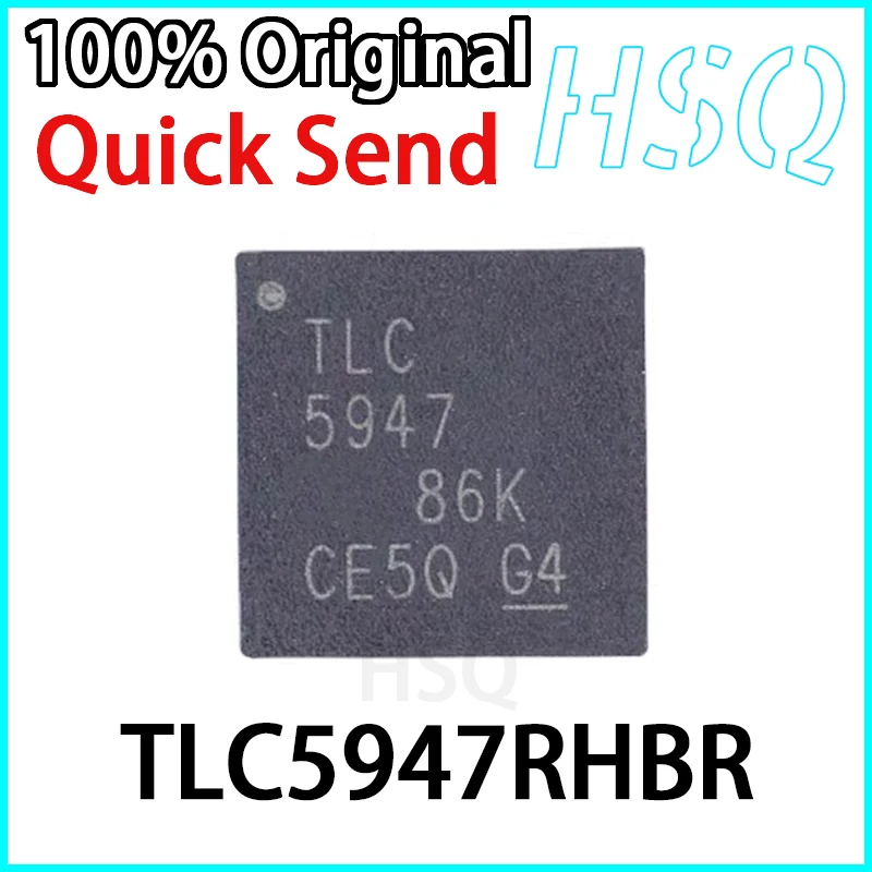 1PCS New TLC5947RHBR Silk Screen TLC5947 LED Driver Chip Package VQFN32 Integrated Circuit IC