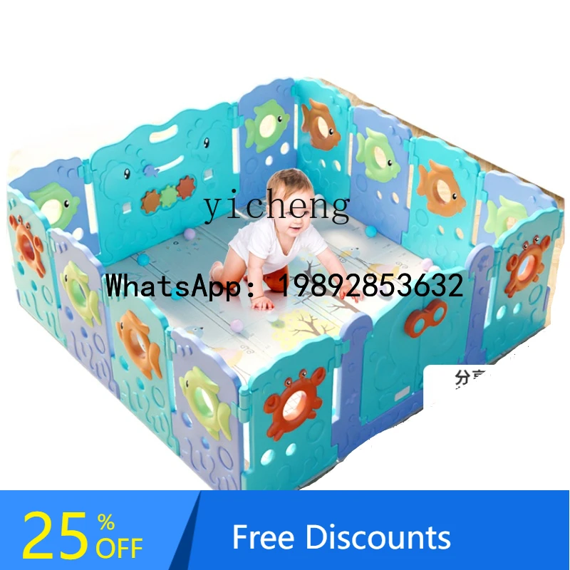 

WL Baby Fence Living Crawling Baby Indoor Home Children Camping Pad Game Bar Toddler Fence