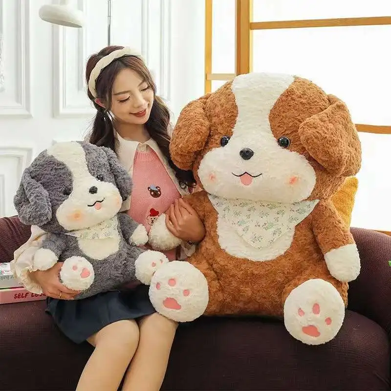 23/30/45cm Cute Border Collie Plush Toy Stuffed Animal Cartoon Dog Soft Pillow Gift Kids Girls Kawaii Present Bed Sofa Decor