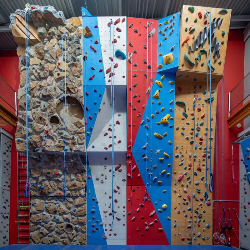 

Популярная детская стена для скалолазания, оборудование для развлечений в помещении, стена для скалолазания в помещении с устройством для спуска