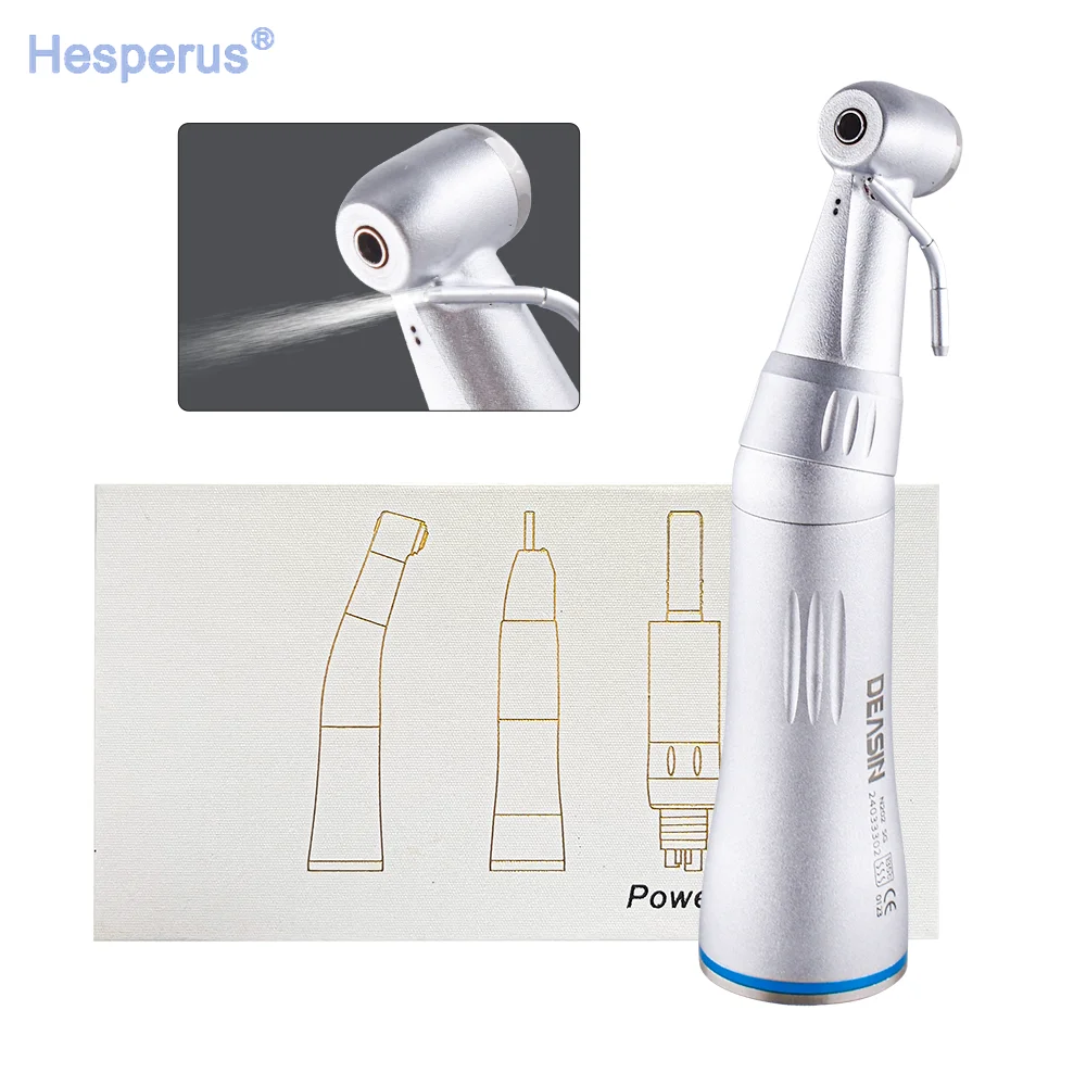 Dental Inner Water Spray Spray Contra Angle Low Speed Handpiece With Water Tube 1:1 Stainless Steel Surgical Handpiece Tools