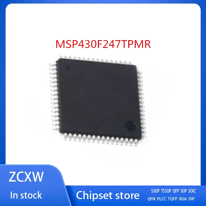 

10PCS/LOT NEW MSP430F247TPMR MSP430F247T MSP430F247 M430F247 QFP64