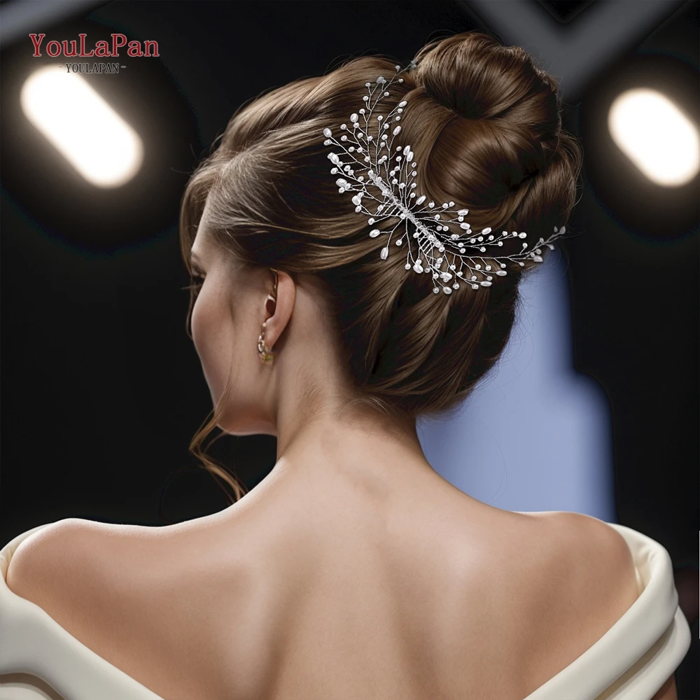 TOPCLS-Peigne de décoration de cheveux de style mixte EEN, pinces à cheveux pour patients, accessoires pour cheveux de mariage, bandes de sauna, vêtements de sauna