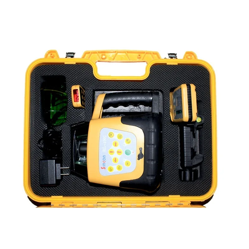

【Popular】SINCON RL-100G Self Levelling Long Range Cross Line 500m 360 Degree Green Beam Rotating Level