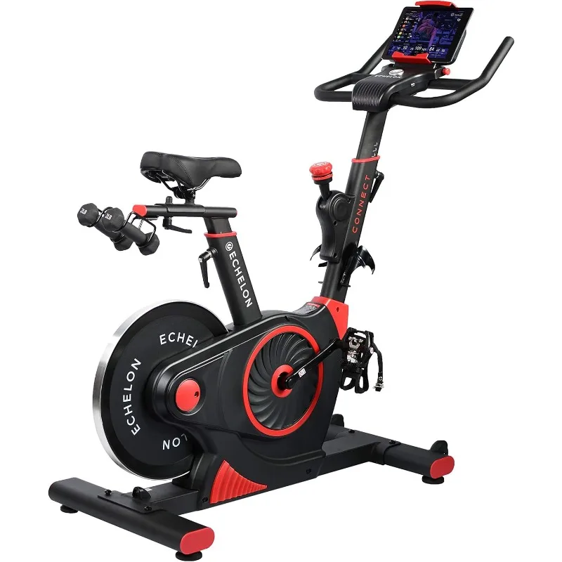 

Smart Connect Fitness Bike + 30-Day Free Membership, Cushioned Seat, Bluetooth, Solid Design, Cycling, Instructors