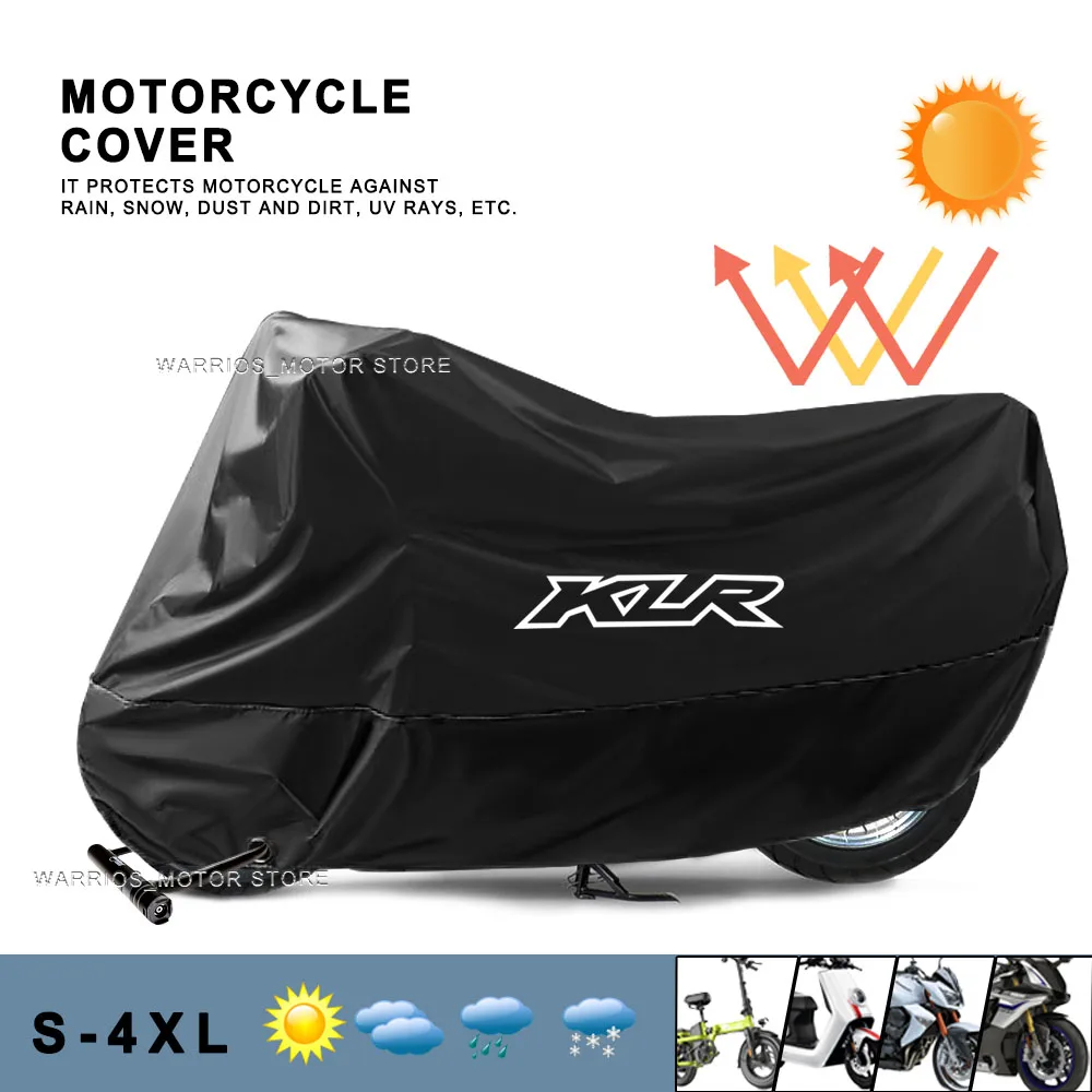 Motorcycle Cover UV Protection Dustproof Snowproof Outdoor All Years Motorcycle Waterproof Cover For KLR650 KLR 650 KLR250 250 1