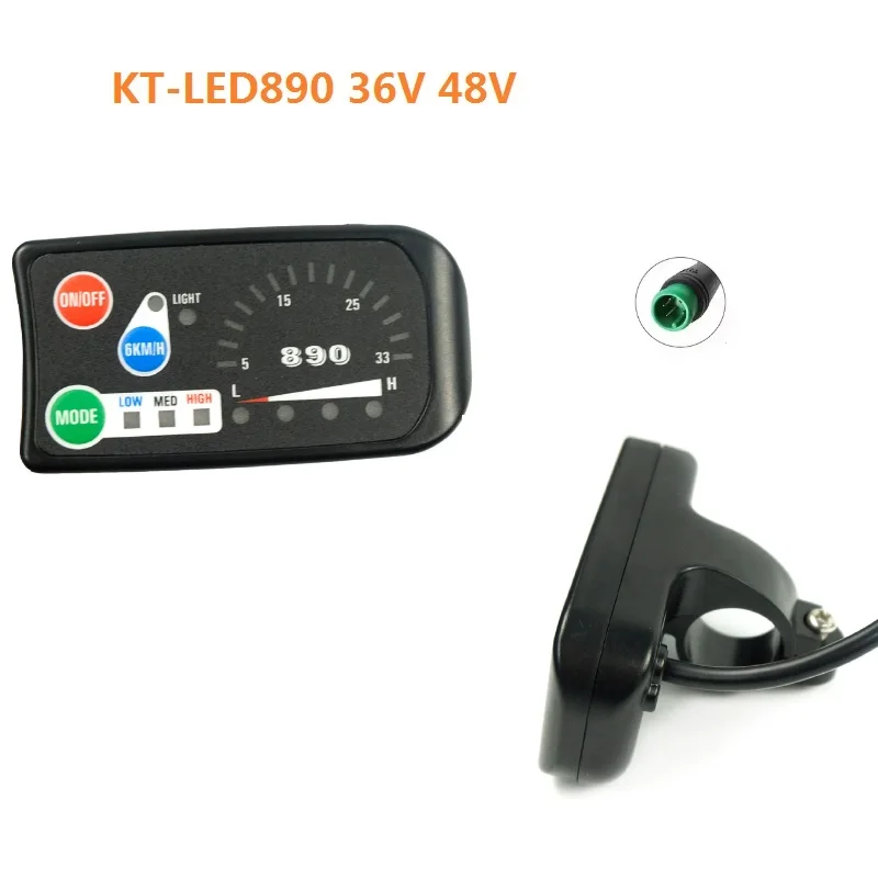24V or 36V or 48V Electric Bicycle KT LED 890 Control Panel Display Electric Bike Parts