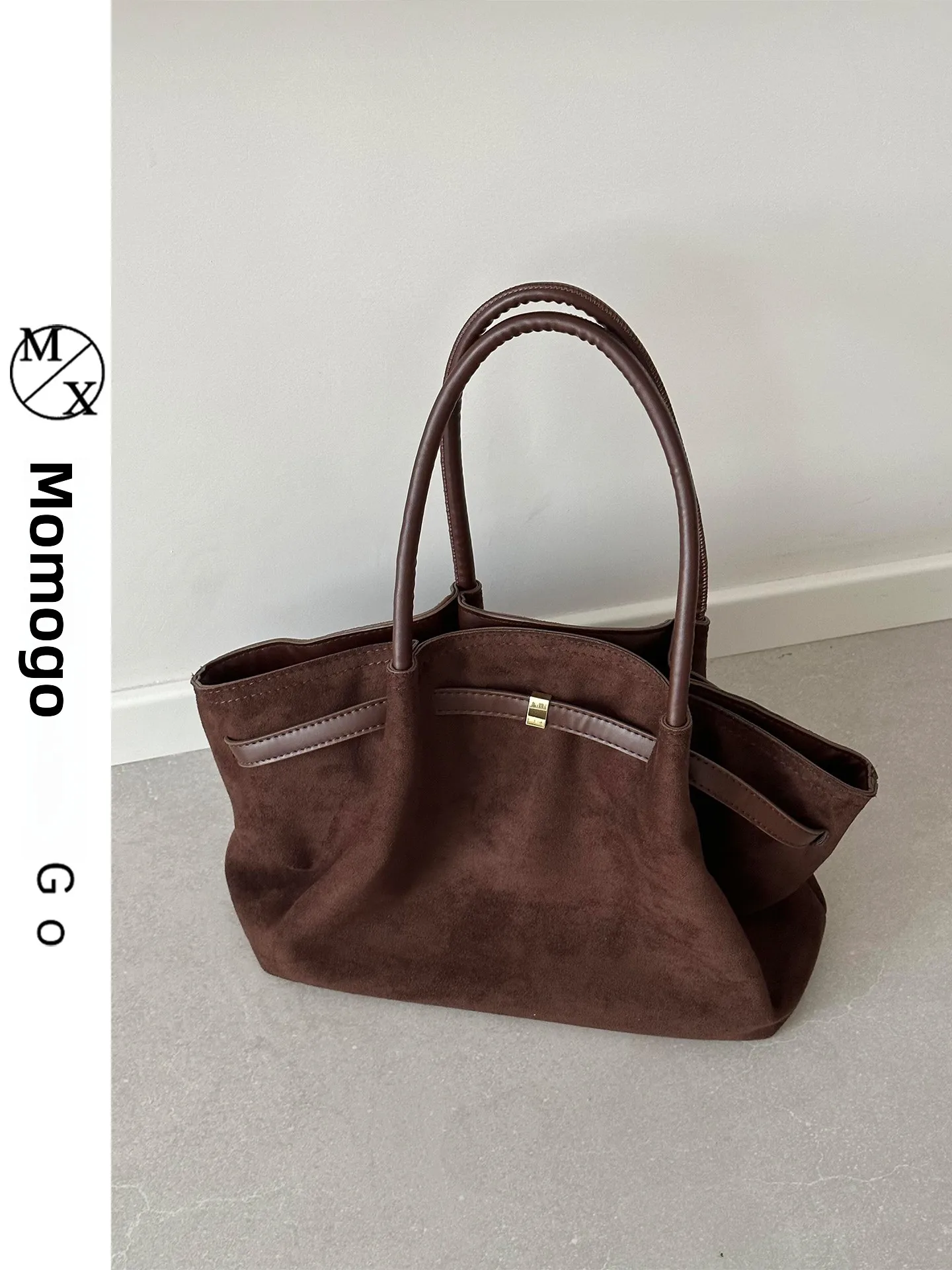 

Fall Winter Large Capaci Suede Tote Bag Women's 2025 New Luxury Small ence High-End Feeling Vegetable Basket Handbag