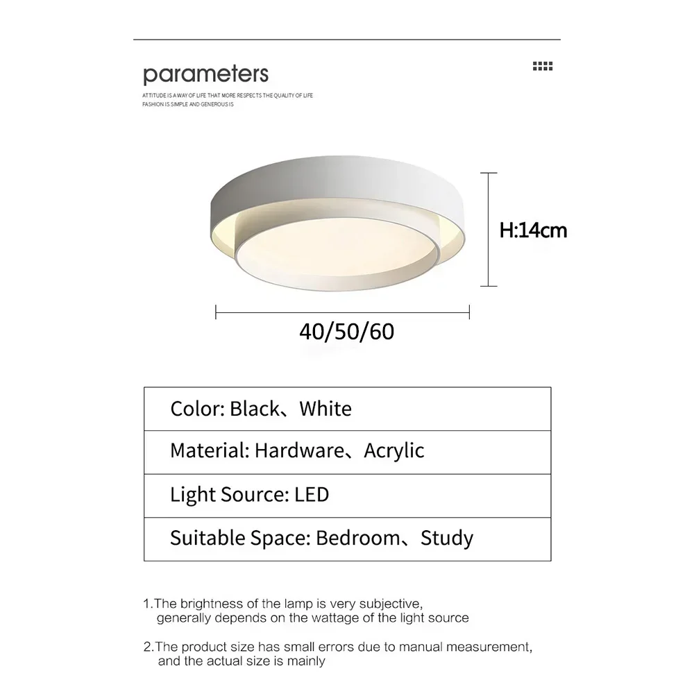 Imagem -06 - Modern Lâmpada do Teto Led Designer Lustre Living And Dining Room Iluminação Creative Master Bedroom Lights Branco Preto Cinza