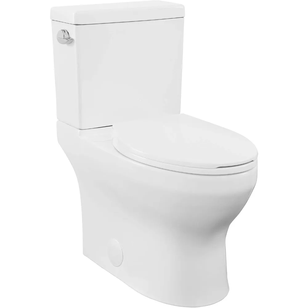 Swiss Madison Premium Quality Two-Piece Toilet With Elongated Left Side Flush L…